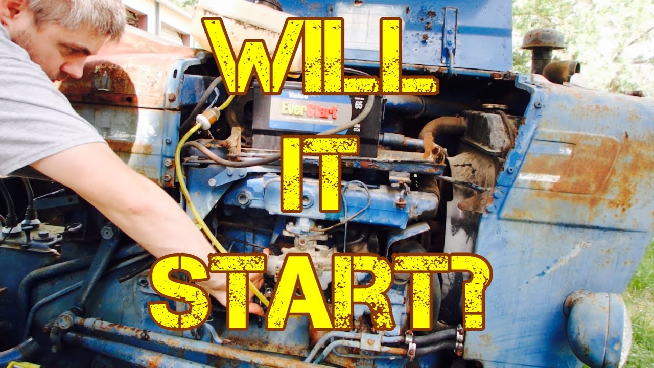 Free Ford 2600 Tractor - Will it Start? Part 1