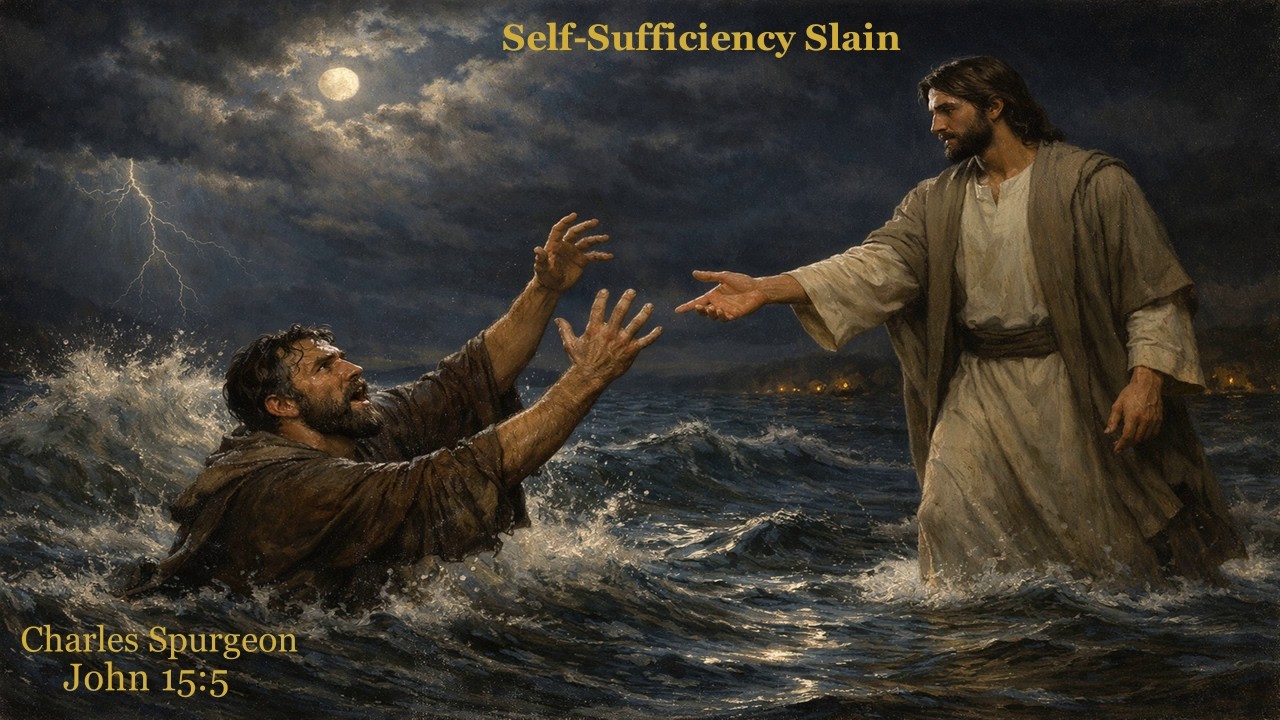 Self-Sufficiency Slain | John 15:5 | Charles Spurgeon | Without Christ We Can Do Nothing