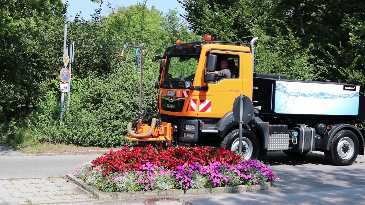 MAN-Ressenig Wechselsystem mit Kugelmann Wasserfass-Modul
