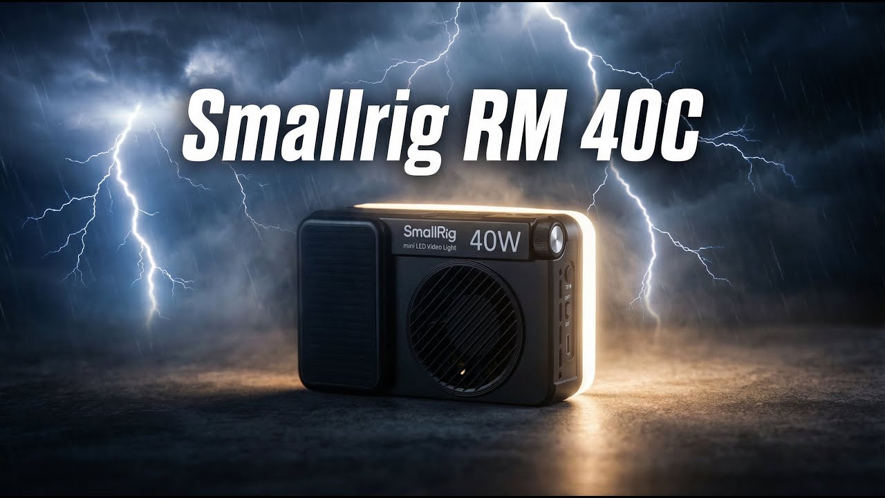 Smallrig RM 40C - 40W RGBWW světlo za 1500 s integrovanou baterkou