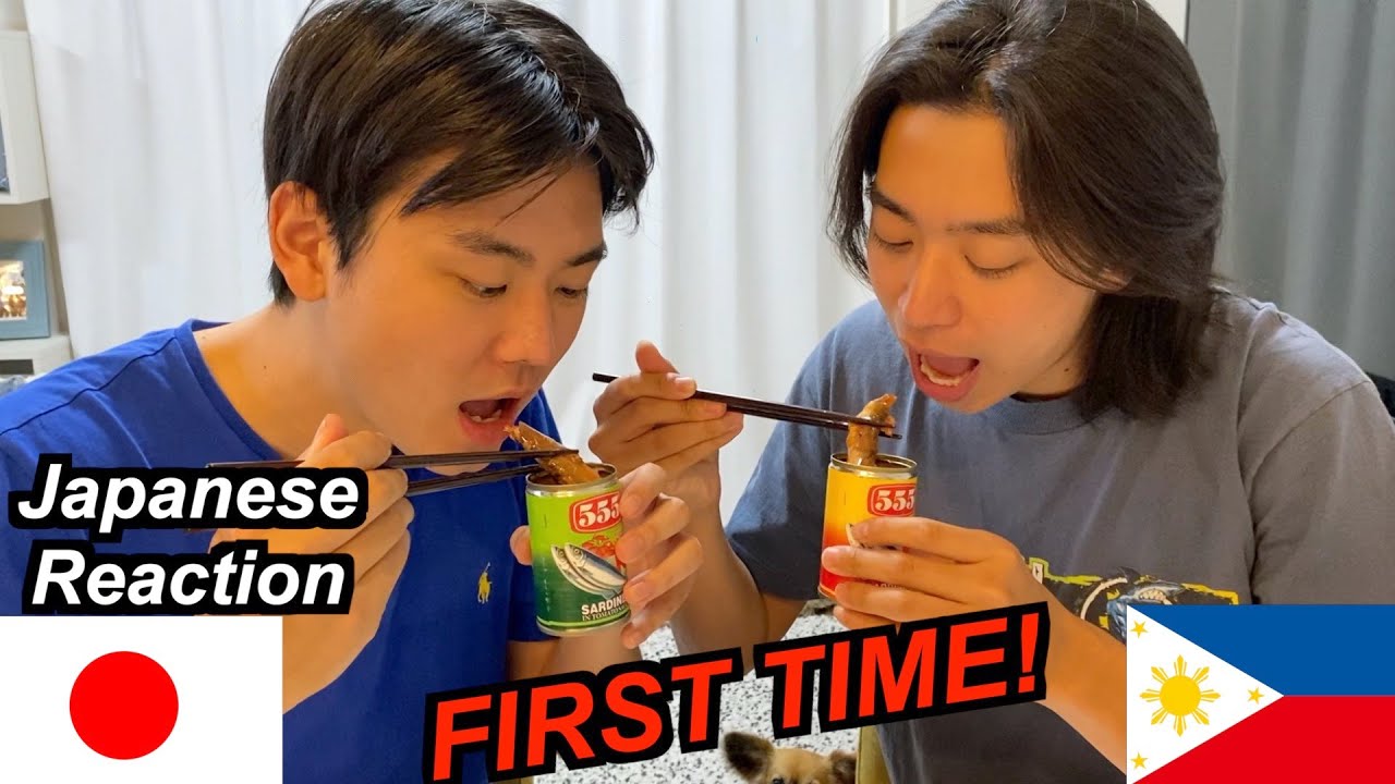 Japanese Try SARDINE IN CAN!(Filipino Food)