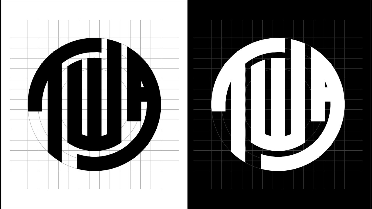 Simple Grid-Based Logo Design in Figma/ CD / AI | Step-by-Step Tutorial