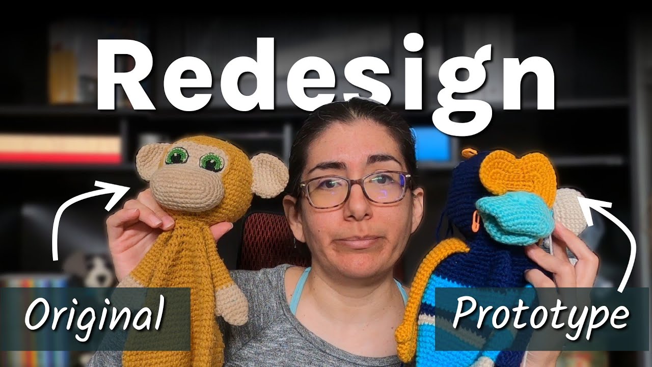 Low-Sew Crochet Amigurumi Monkey Lovey | The Redesign