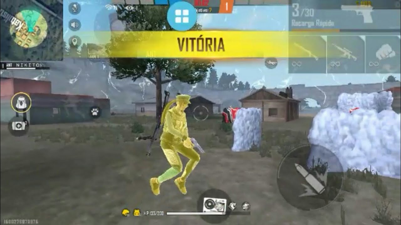 Player Indestrutível 💖Hud (3 dedos) Riick oN