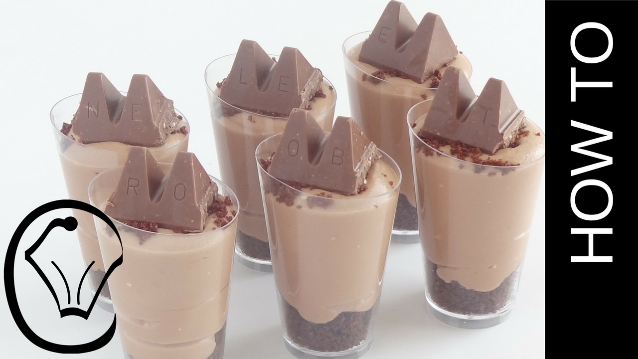 Mini Toblerone Cheesecake Dessert Cups by Cupcake Savvy's Kitchen