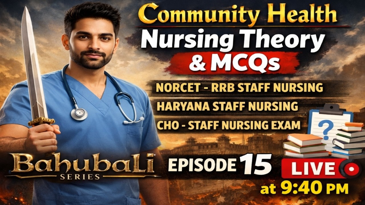Community Health Nursing | Introduction, Prevention, Immunity, HDI, PQLI | MCQs for NORCET, RRB, CHO