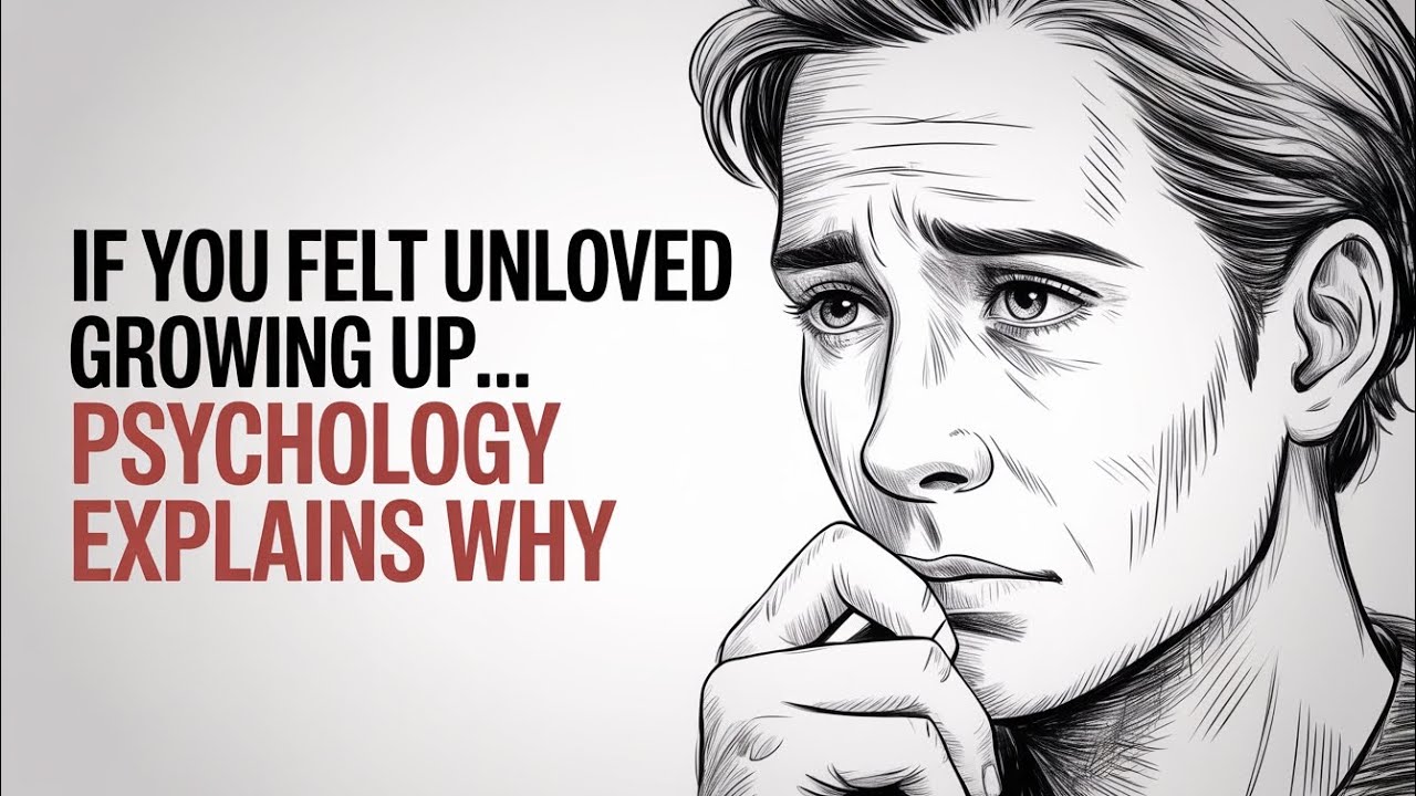 If You Felt Unloved Growing Up, Psychology Explains Why