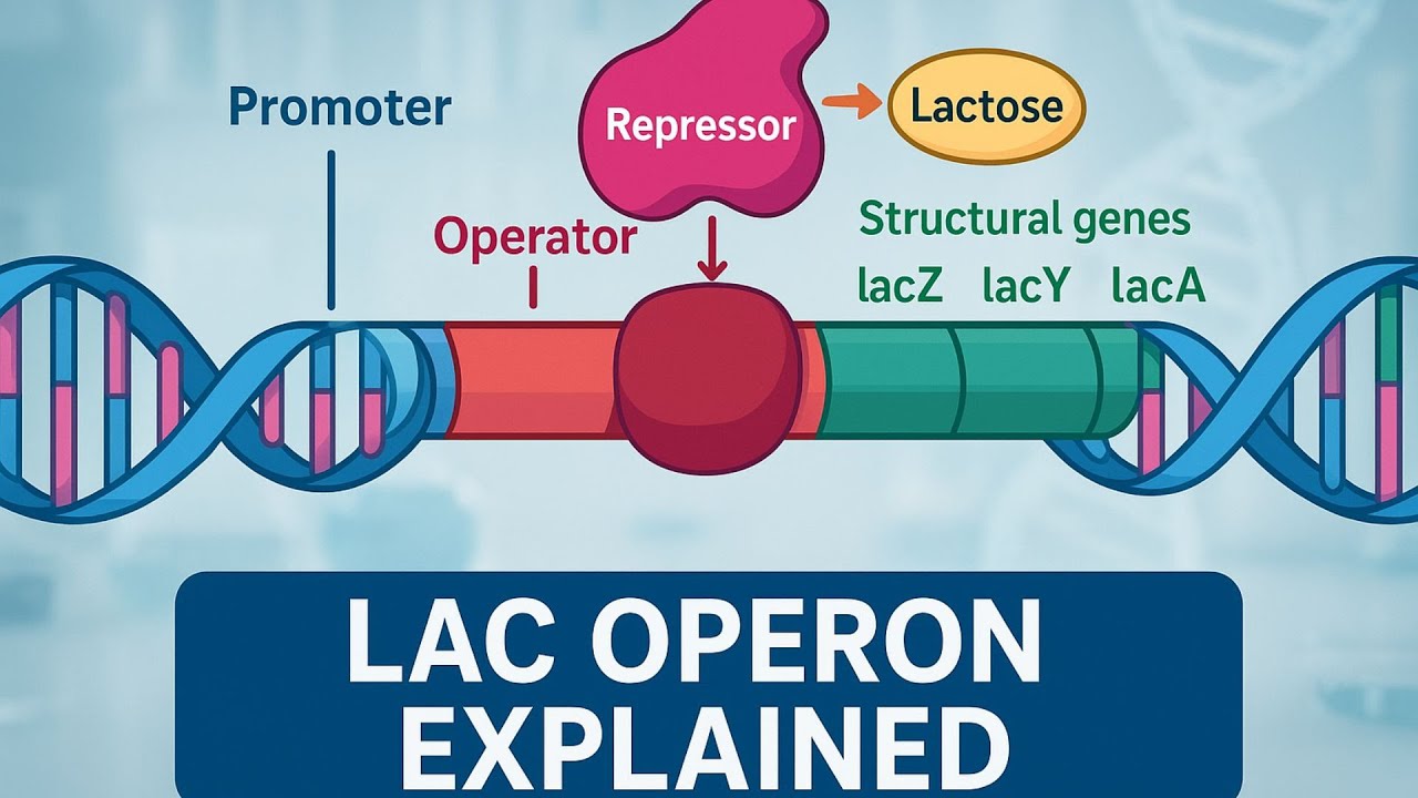 Lac Operon Explained | Gene Regulation Animation for CSIR NET & Life Science Exams