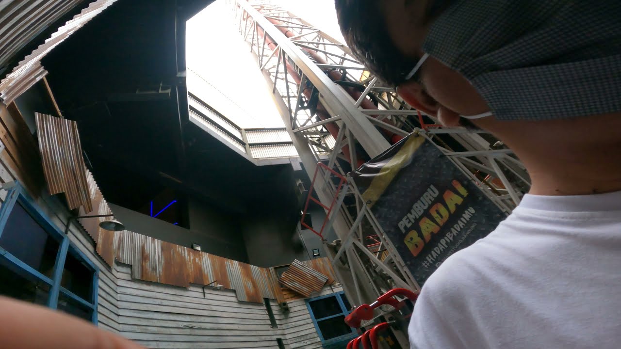 Pemburu Badai Trans Studio Bandung.. Lebih Extrem Dari Hysteria Dufan Terbang Keatas Dgn Super Cepat
