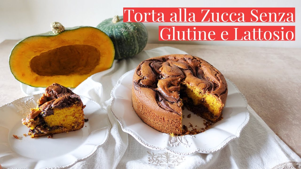 TORTA ALLA ZUCCA VARIEGATA ALLA CREMA DI NOCCIOLE SENZA GLUTINE E LATTOSIO - Cucina dei Senza