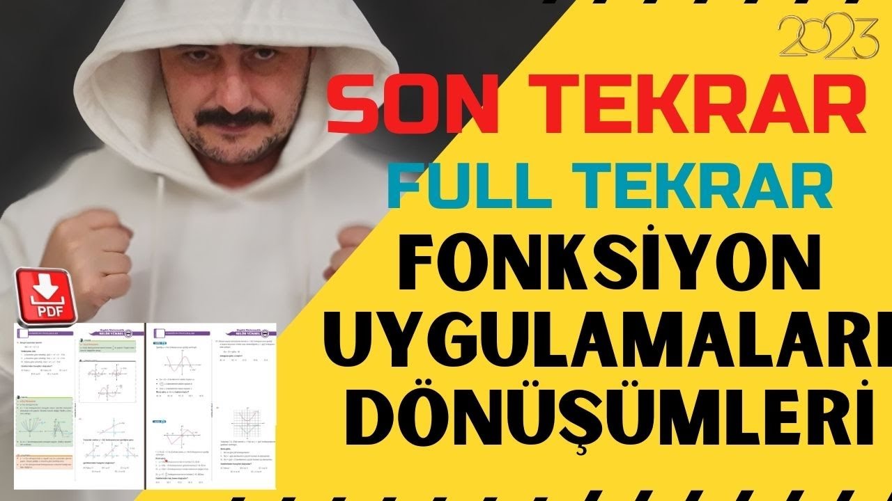 Fonksiyon Uygulamaları Full Tekrar | Fonksiyon Dönüşümleri Son Tekrar | AYT Matematik Tekrar