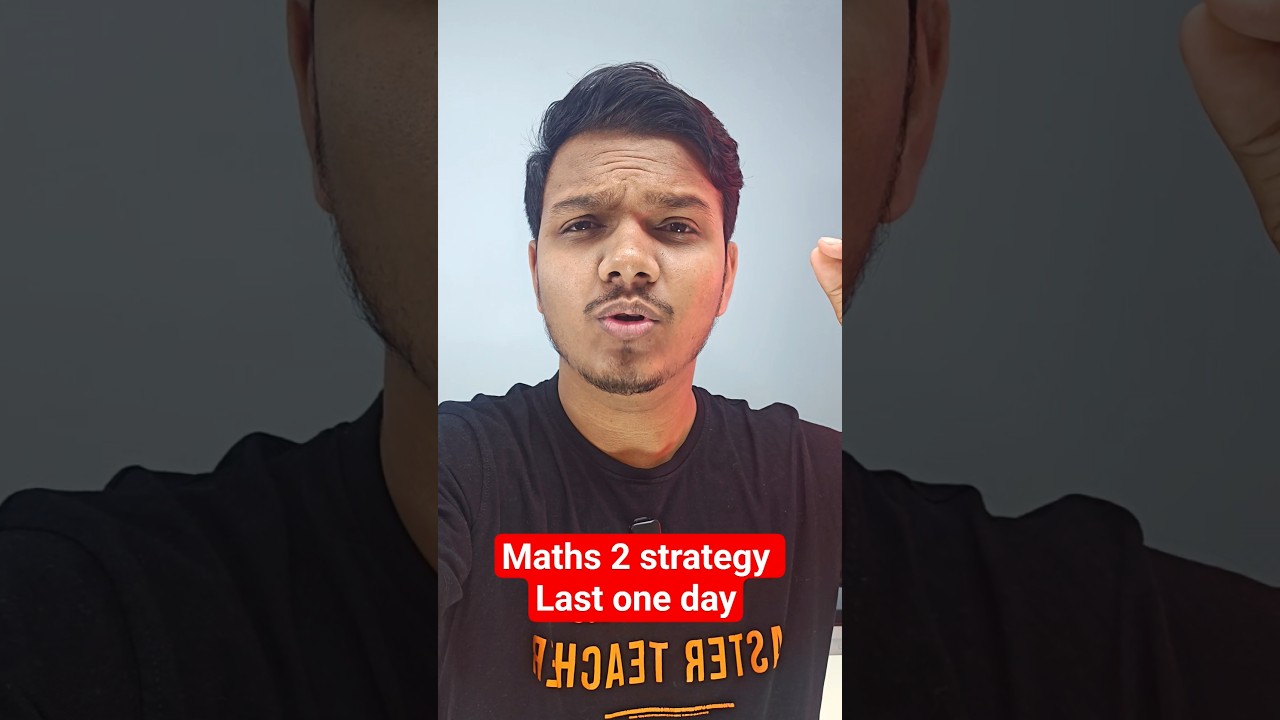 Maths 2 Last One Day Strategy for 10th Board Exam Maths 2 #class10th #shortsfeed #maharashtraboards