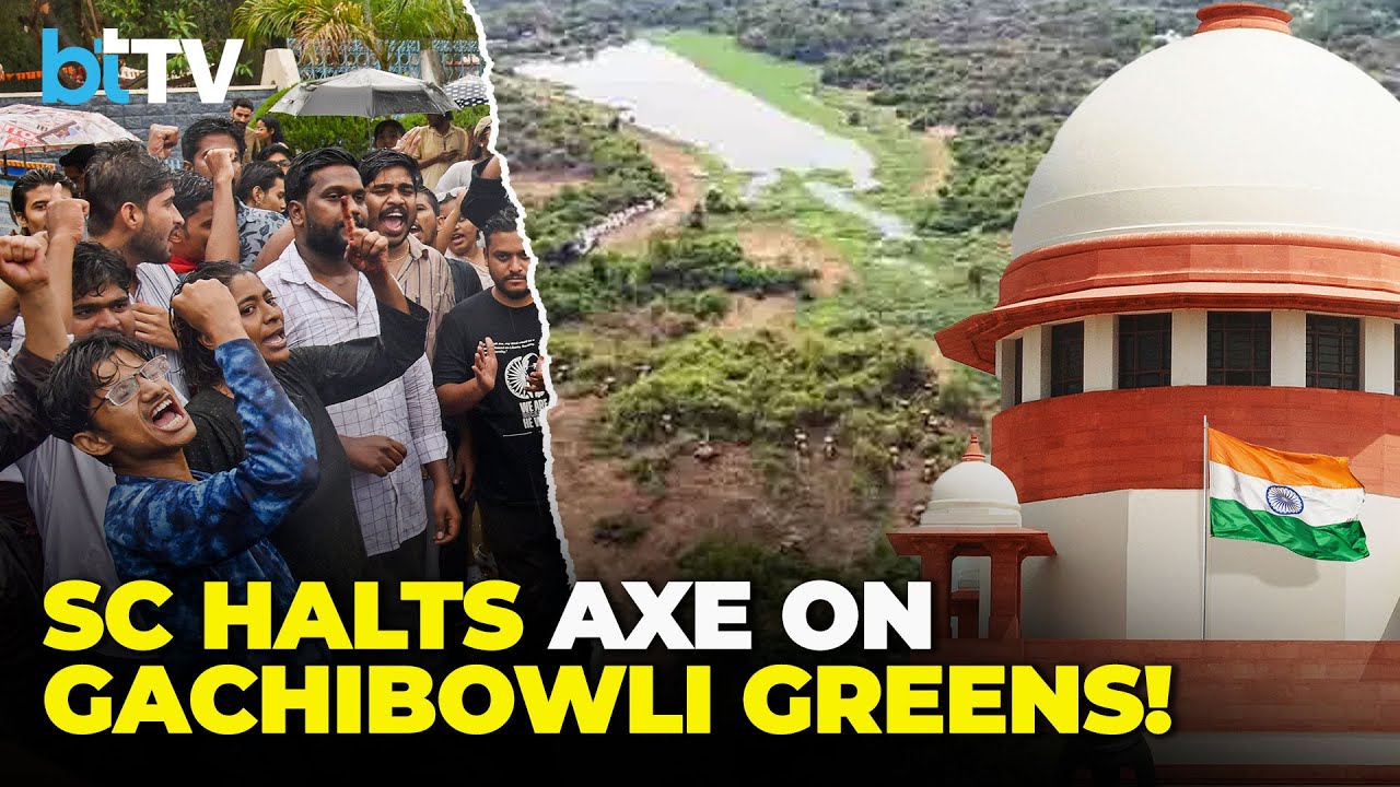 Supreme Court Intervenes In Gachibowli Deforestation | Telangana Govt Faces Backlash