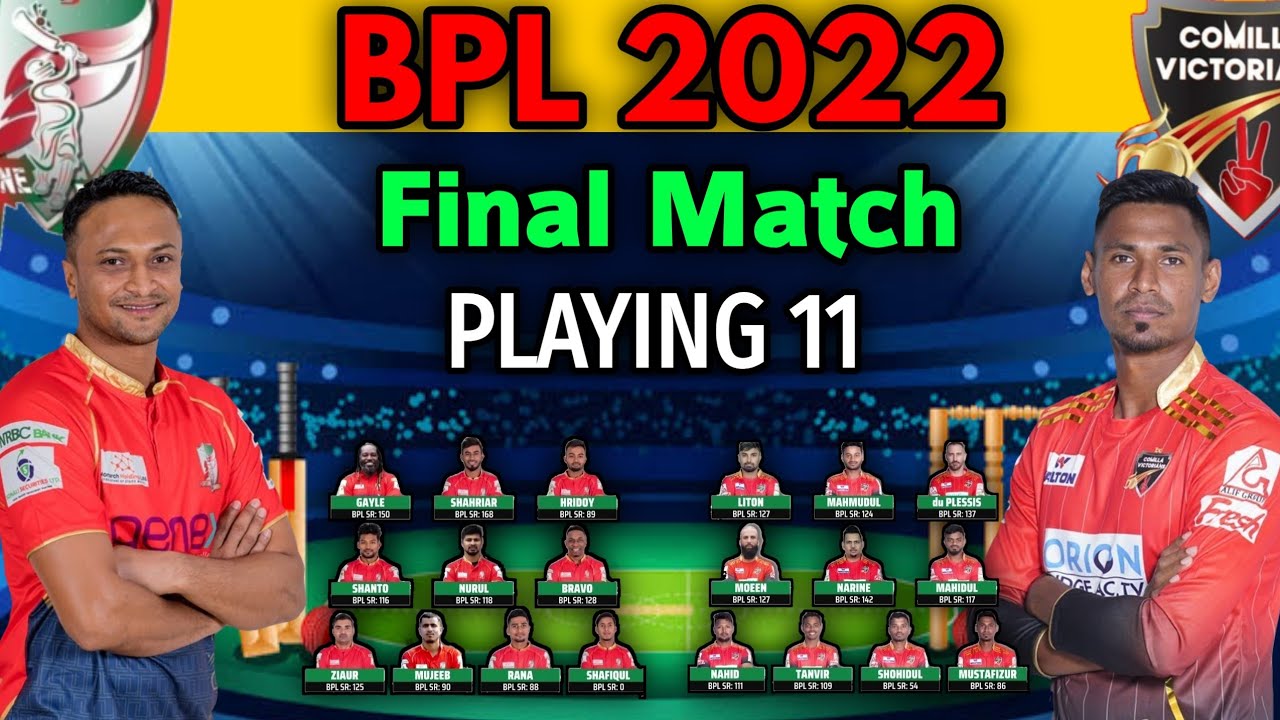 BPL 2022 | BPL 2022 Final Match | Fortune Barisal vs Cumilla Victorians Final Match 2022