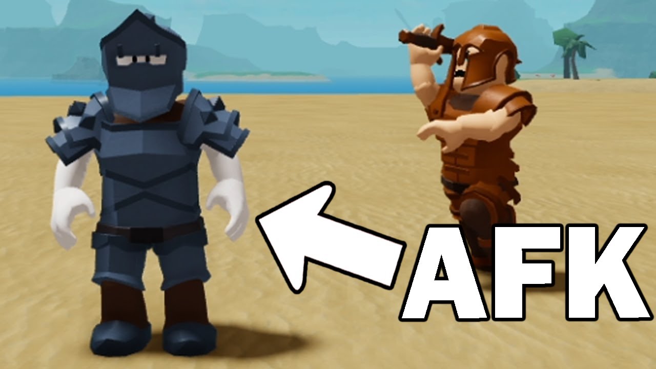Притворяюсь AFK в игре на выживание Roblox