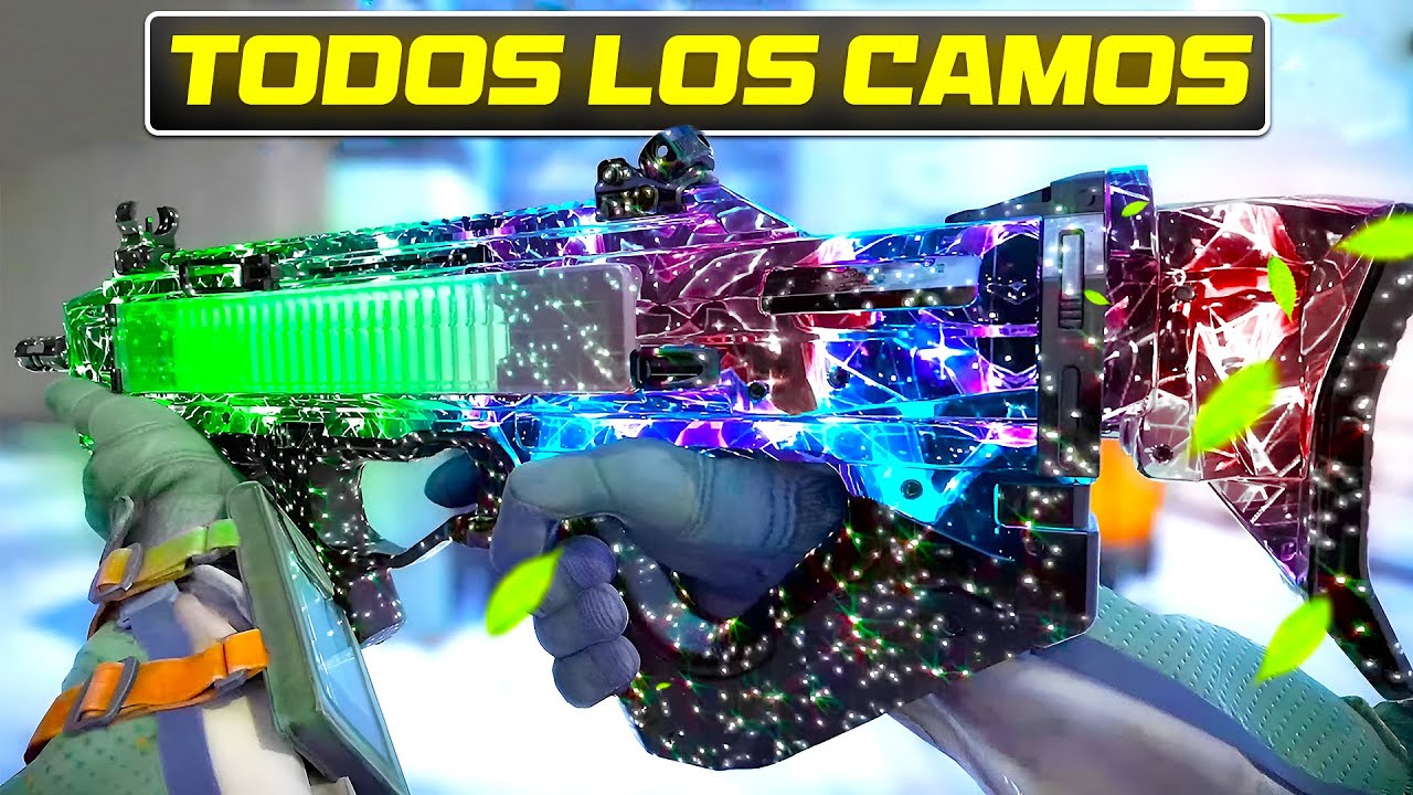 TODOS los Nuevos CAMUFLAJES Animados y Brillantes de Warzone y Black Ops 7