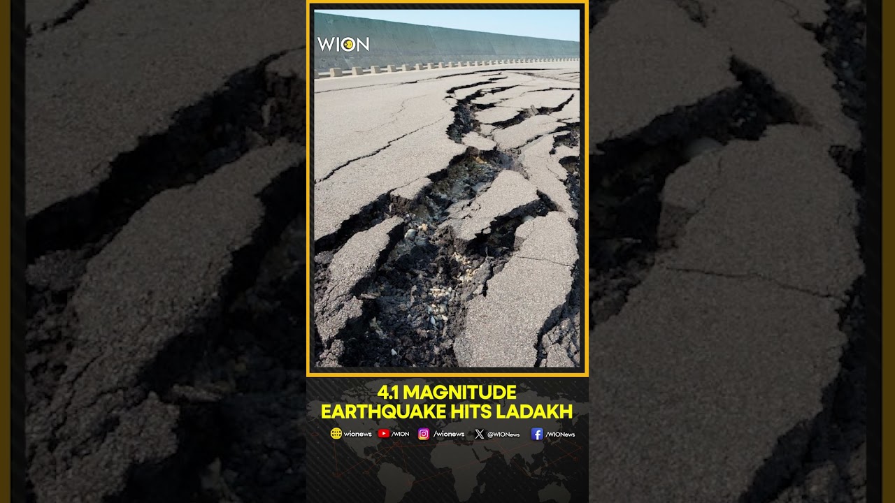 Ladakh Earthquake: Magnitude 4.1 Earthquake Strikes Leh, Ladakh | WION SHORTS