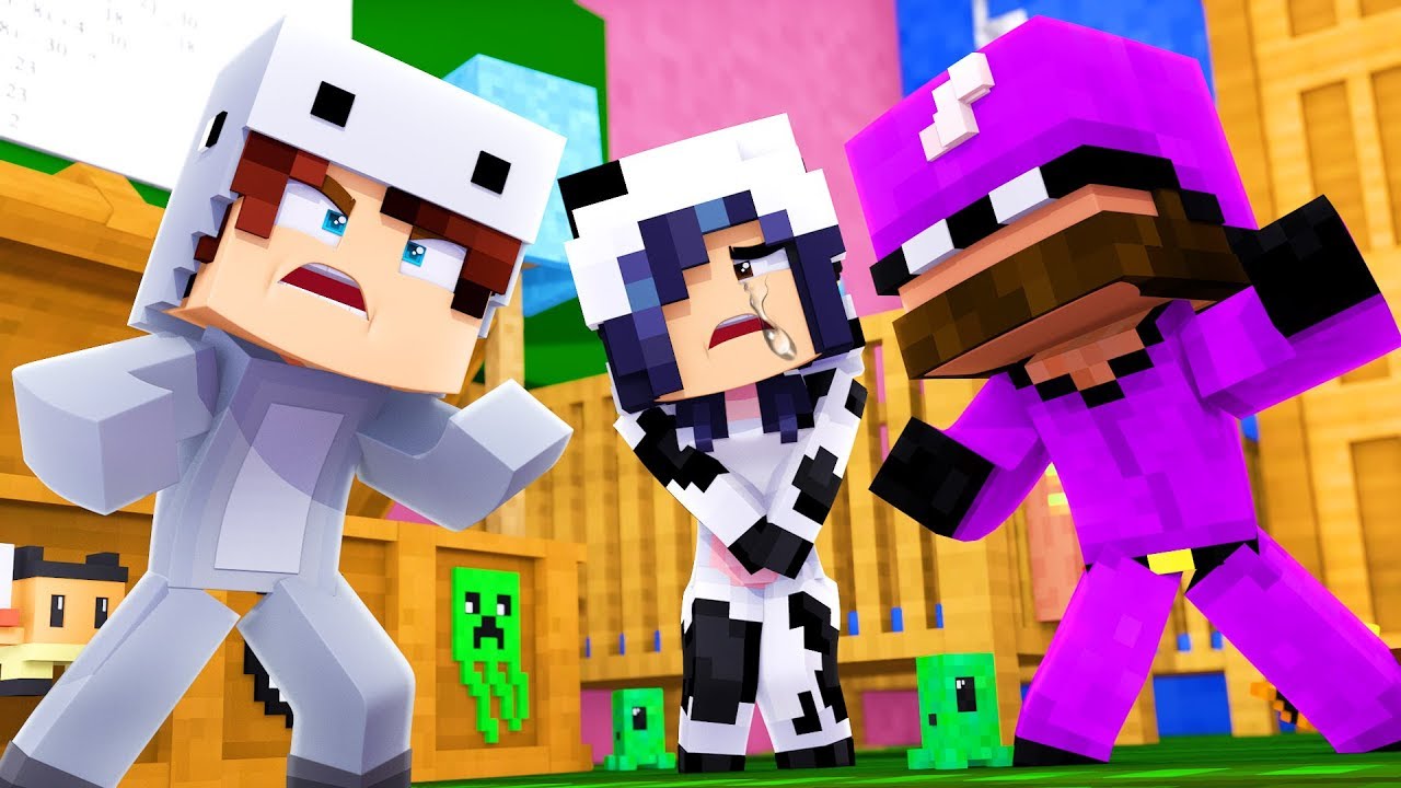 UNICORNMANN VS DAN ? | Play Barn | Minecraft School Roleplay