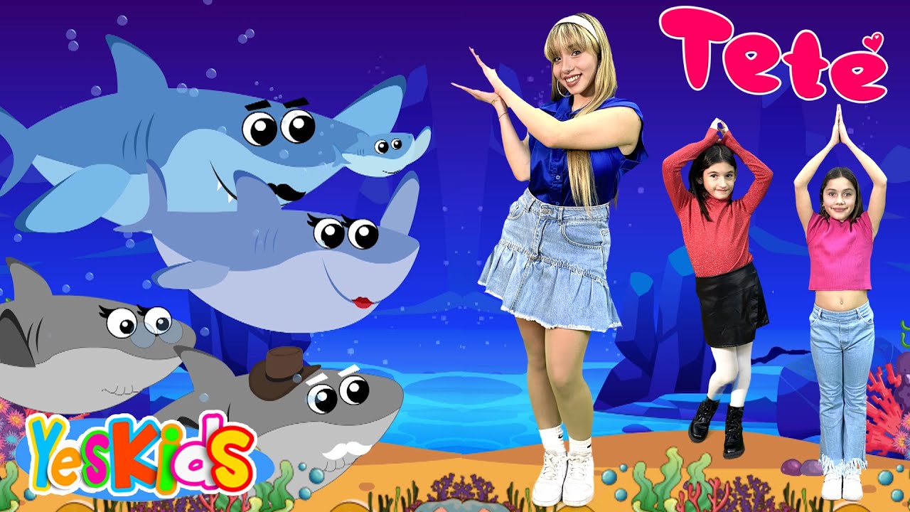 Baby Squalo - Baby Shark in italiano - Canzoni per Bambini di YesKids con Tetè