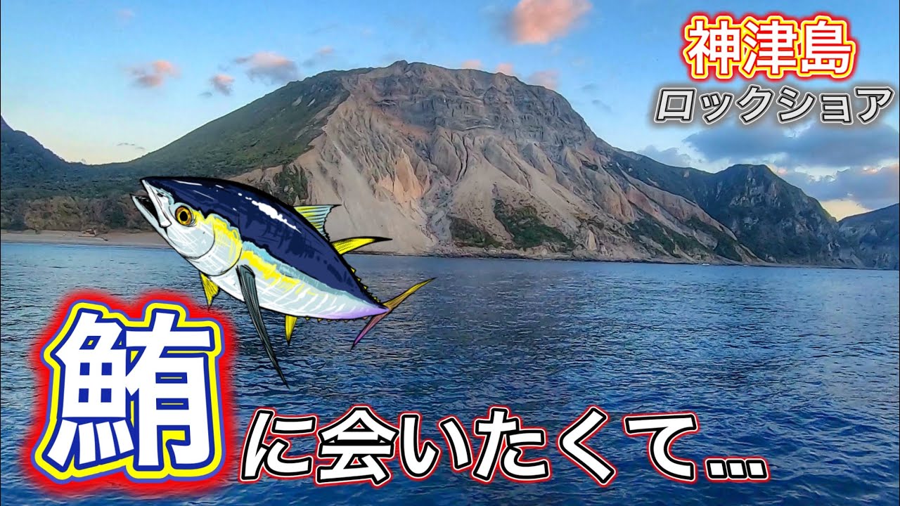 【神津島遠征】またマグロ釣りたくてロックショアしてきた。