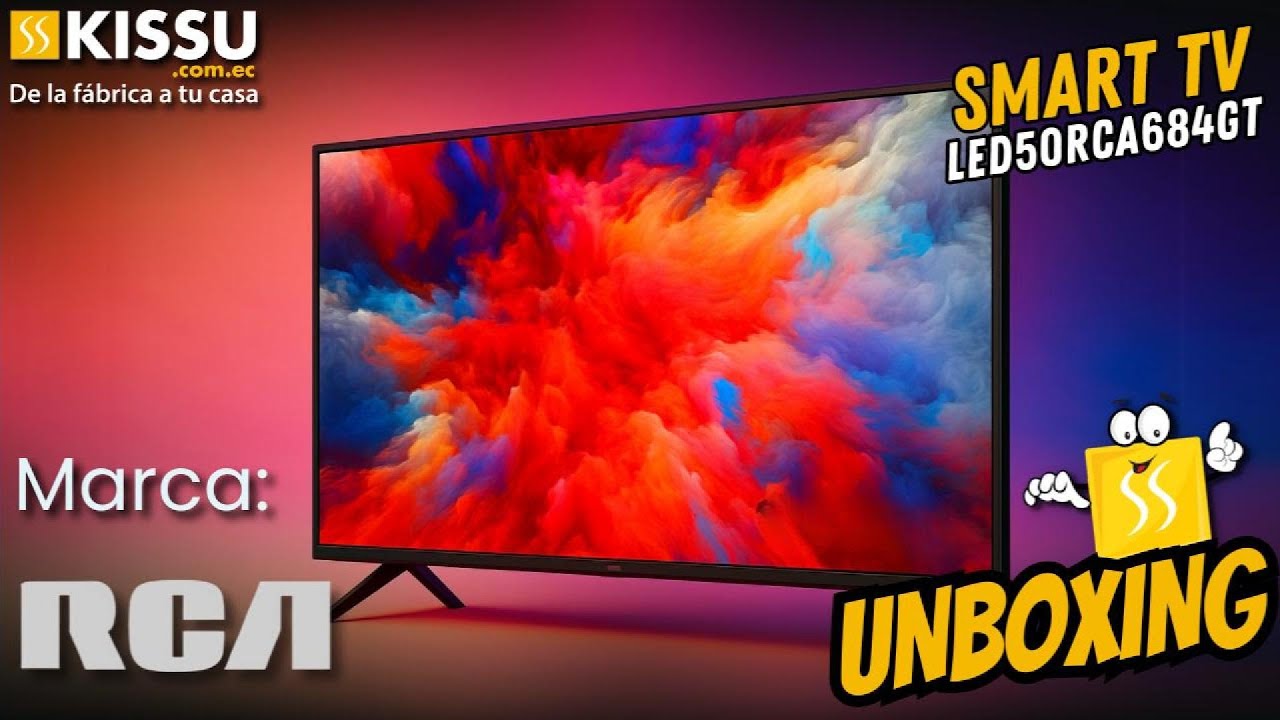 UNBOXING | Smart tv Rca LED50RCA684GT 50