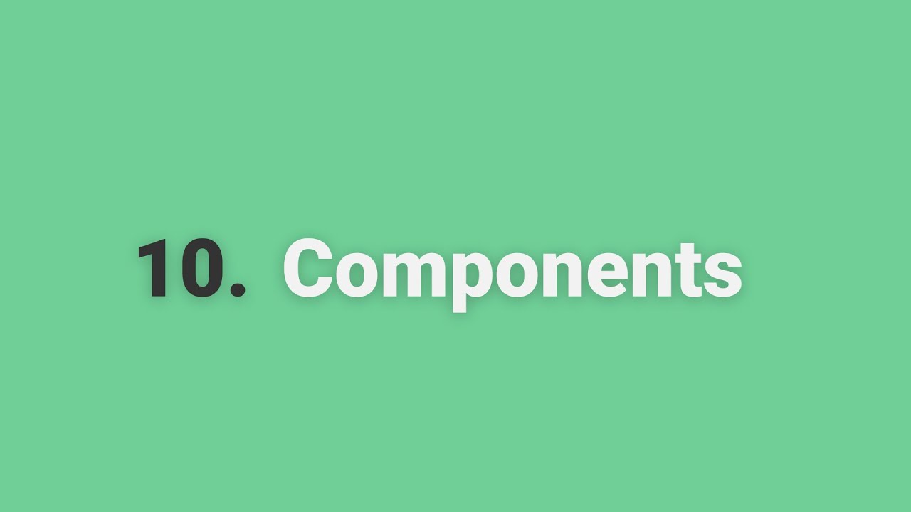 Protopie tutorials for beginners:   10 Components