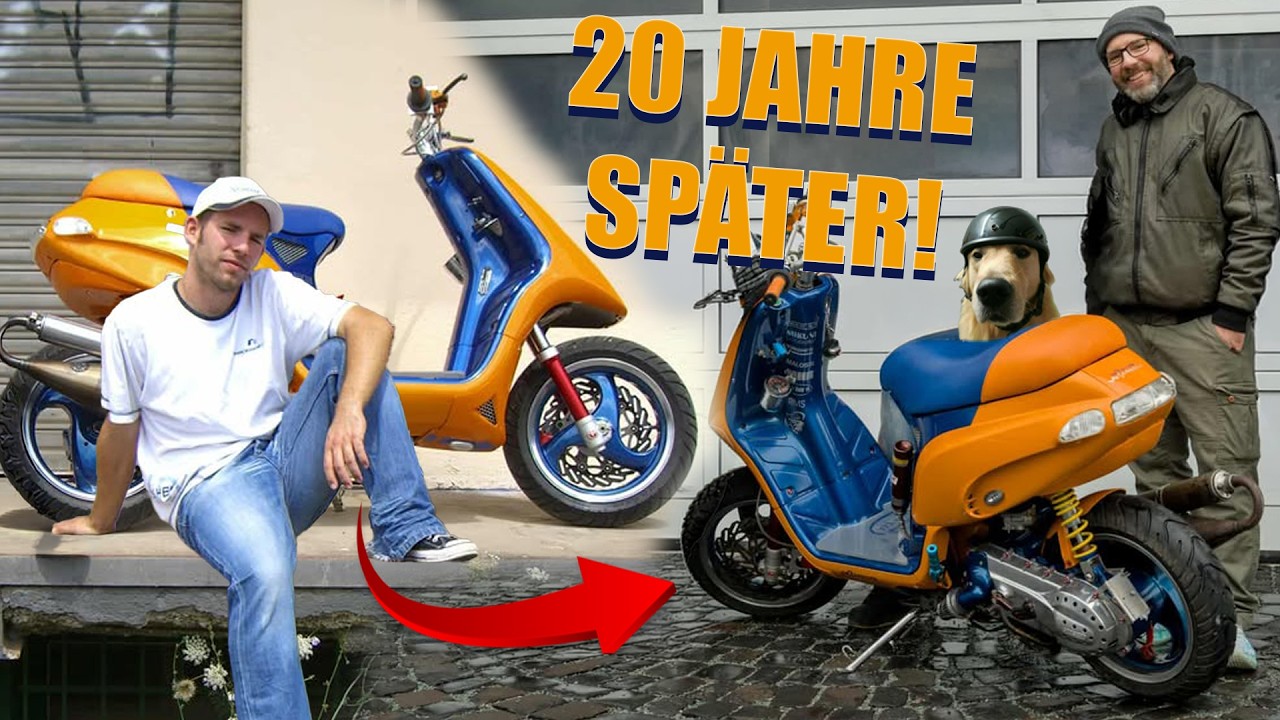 ROLLER NACH 20 JAHREN WIEDERGEFUNDEN! Emotionales Wiedersehen mit einer PIAGGIO TPH 172cc