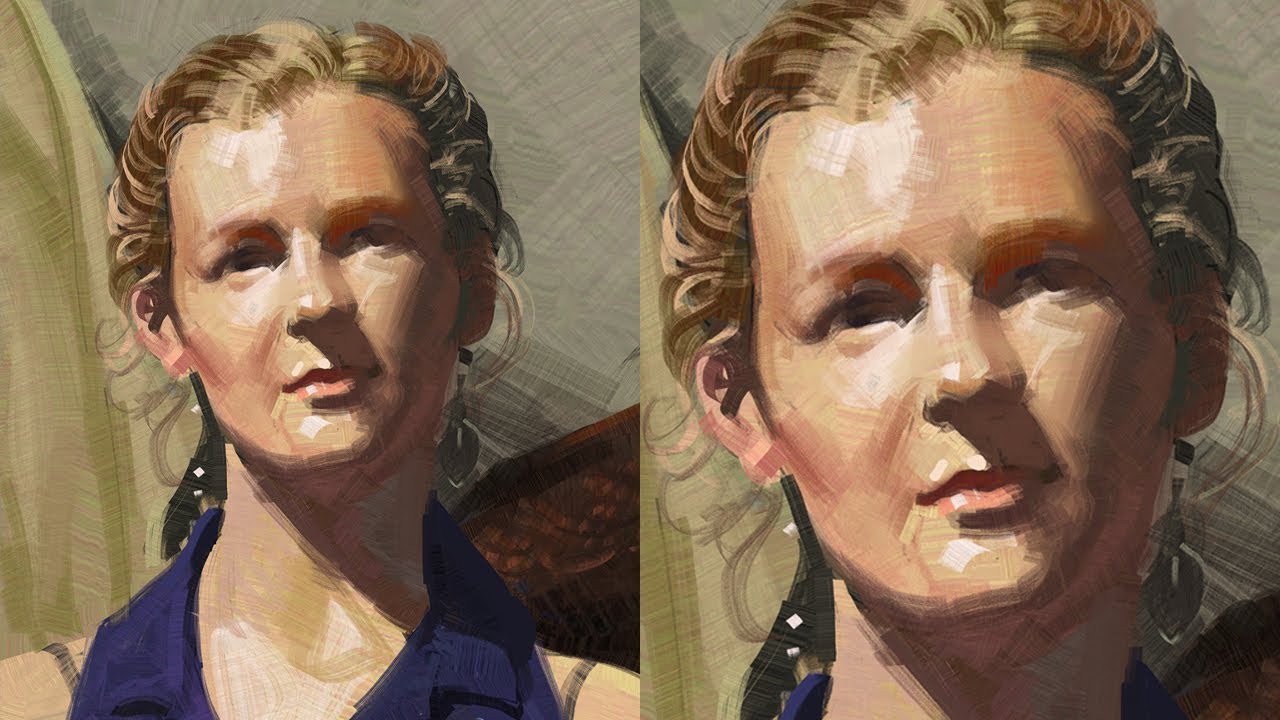 1 Hour Portrait Painting | Real-Time Process