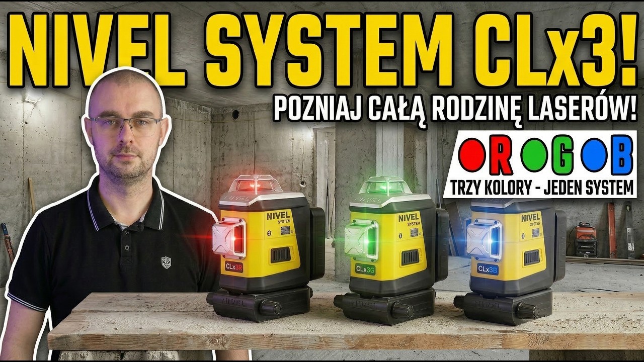 Nivel System CLx3 czyli aktualna odsłona kultowego lasera! Poznaj całą rodzinę!