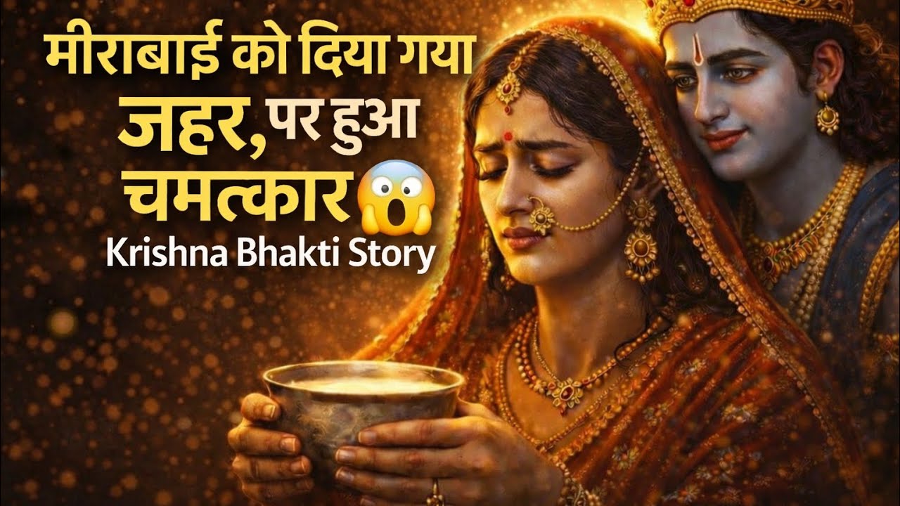मीराबाई को दिया गया ज़हर, पर हुआ चमत्कार 😱 | Krishna Bhakti Story | Divine Scerets Hindi 