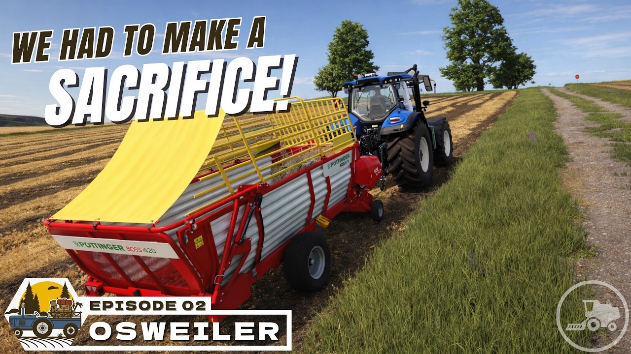 Finishing off the fields! | Vanilla Survival Challenge on Osweiler - Farming Simulator 25