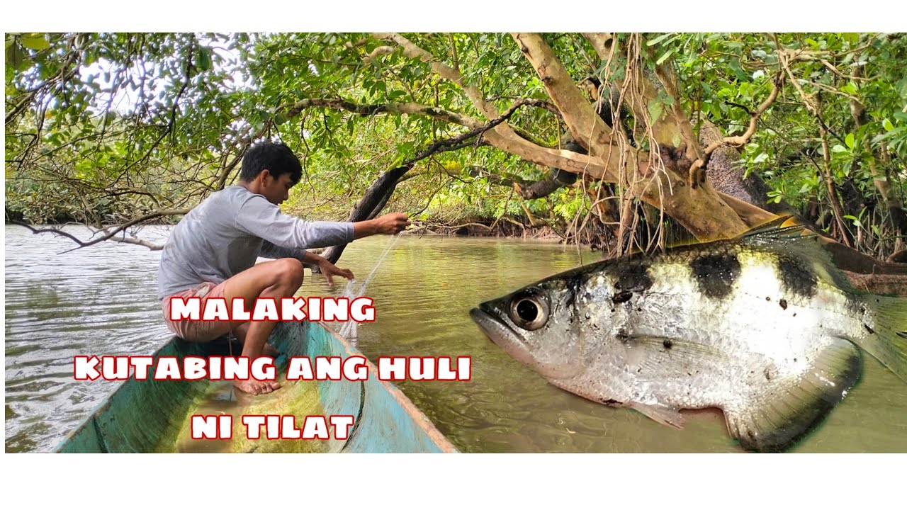 NAG LAMBAT KAMI SA ILOG PURO KUTABING ANG HULI NI TILAT