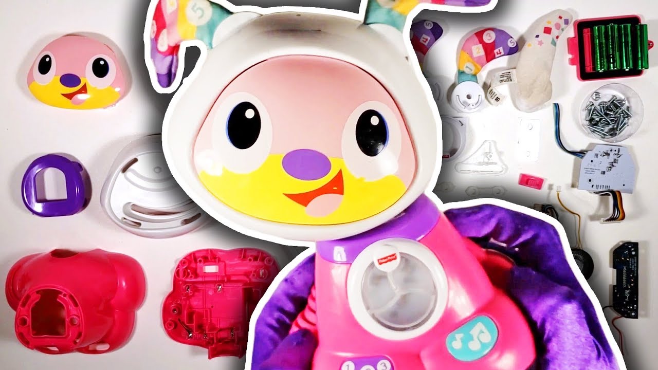 Fisher Price BeatBowWow Pink Dancing Dog Toy Teardown - See Parts Inside