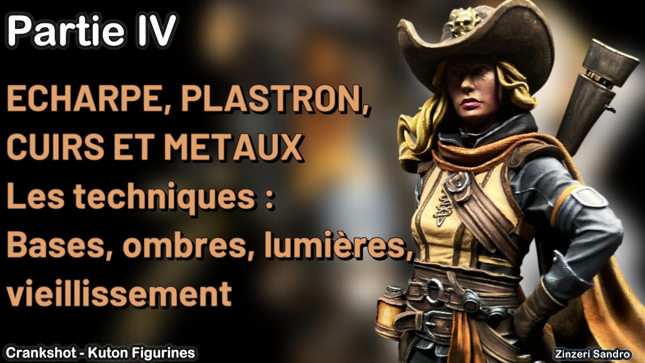 Tuto : Echarpe, plastron, cuirs et métaux toutes les techniques - Crankshot - Partie 4