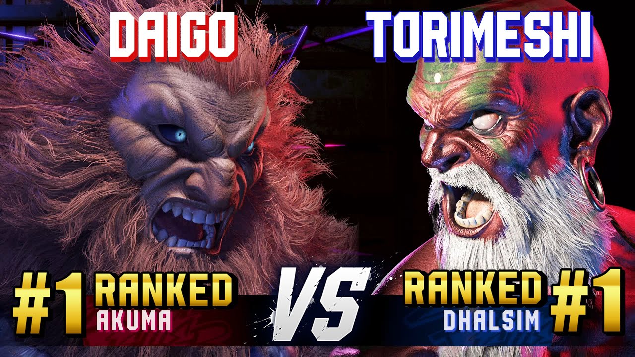 SF6 ▰ DAIGO (#1 Ranked Akuma) vs TORIMESHI (#1 Ranked Dhalsim) ▰ High Level Gameplay