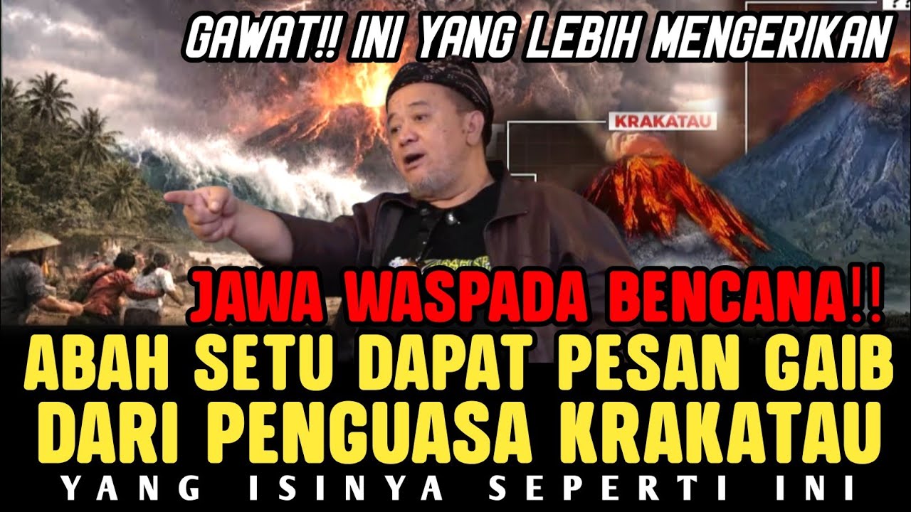 GAWAT!! Krakatau Beri ABA-ABA, Silahkan Tidak Percaya Tapi Seperti Ini Pesan Yang Saya Terima