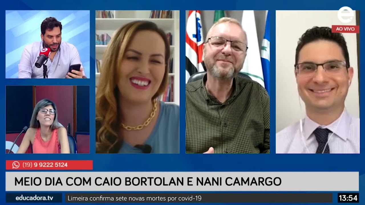 Caio Bortolan leva mãe para vacinar e parabeniza profissionais da saúde