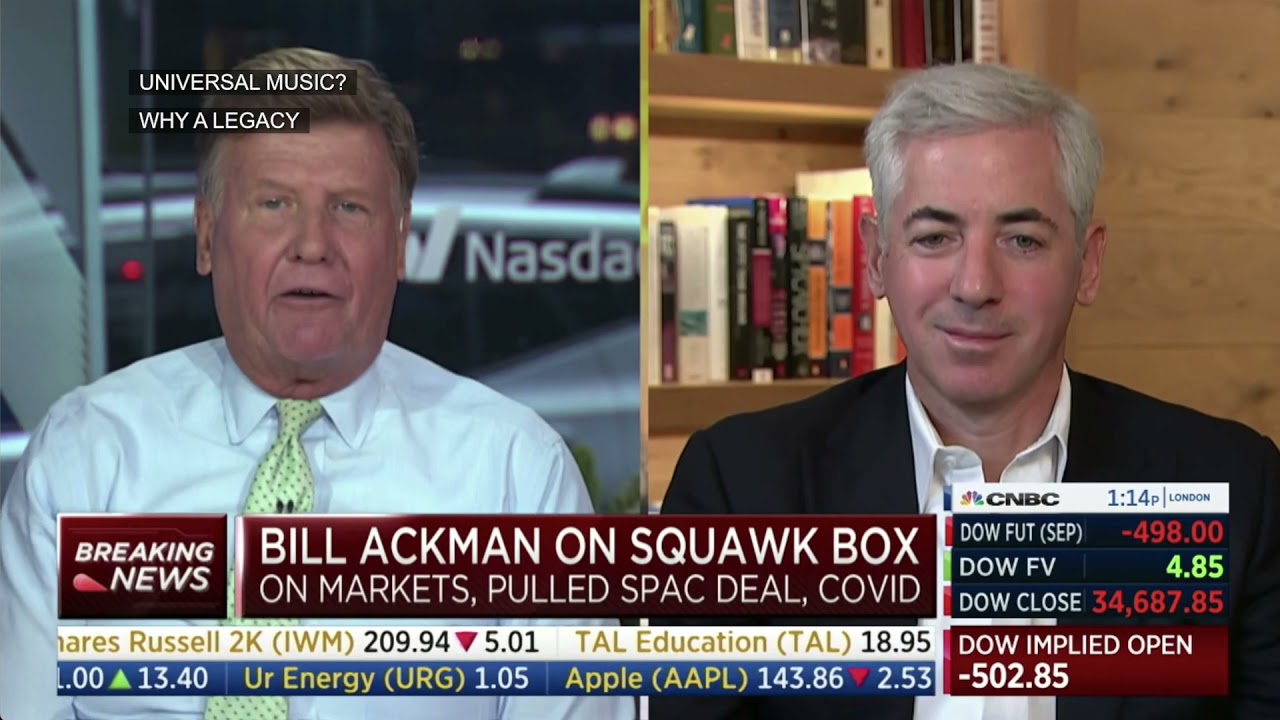 Bill Ackman FULL CNBC Segment: SEC concerns killed PSTH x Universal Music deal