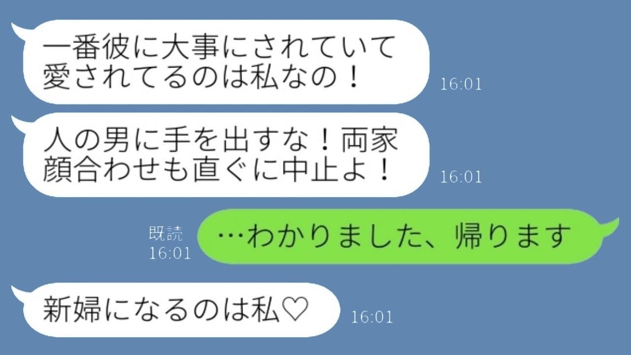 両家顔合わせで婚約者の幼馴染に殴られた…私の「わかりました、帰ります」で彼女が全てを失った理由