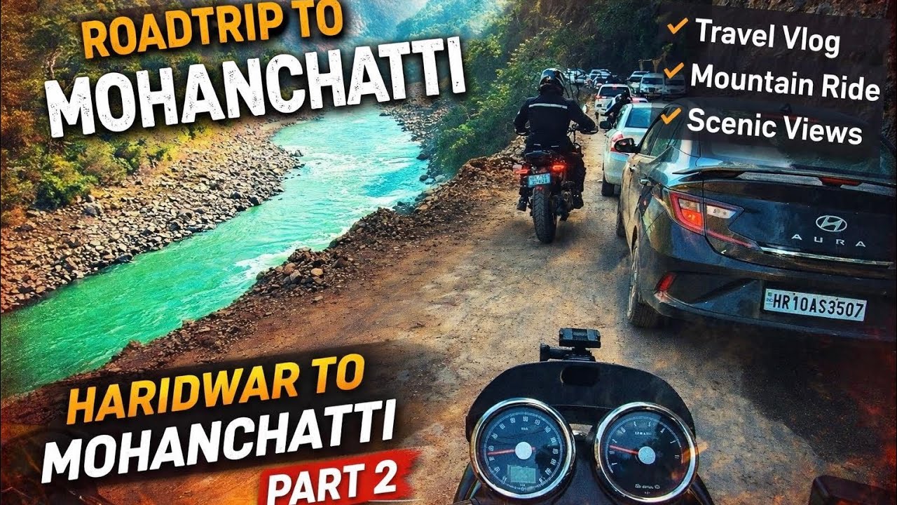 GT650 on the Winding Roads to Mohanchatti🏔️ ||  Fight with a car guy🤬 || Water crossing with GT650🏍️