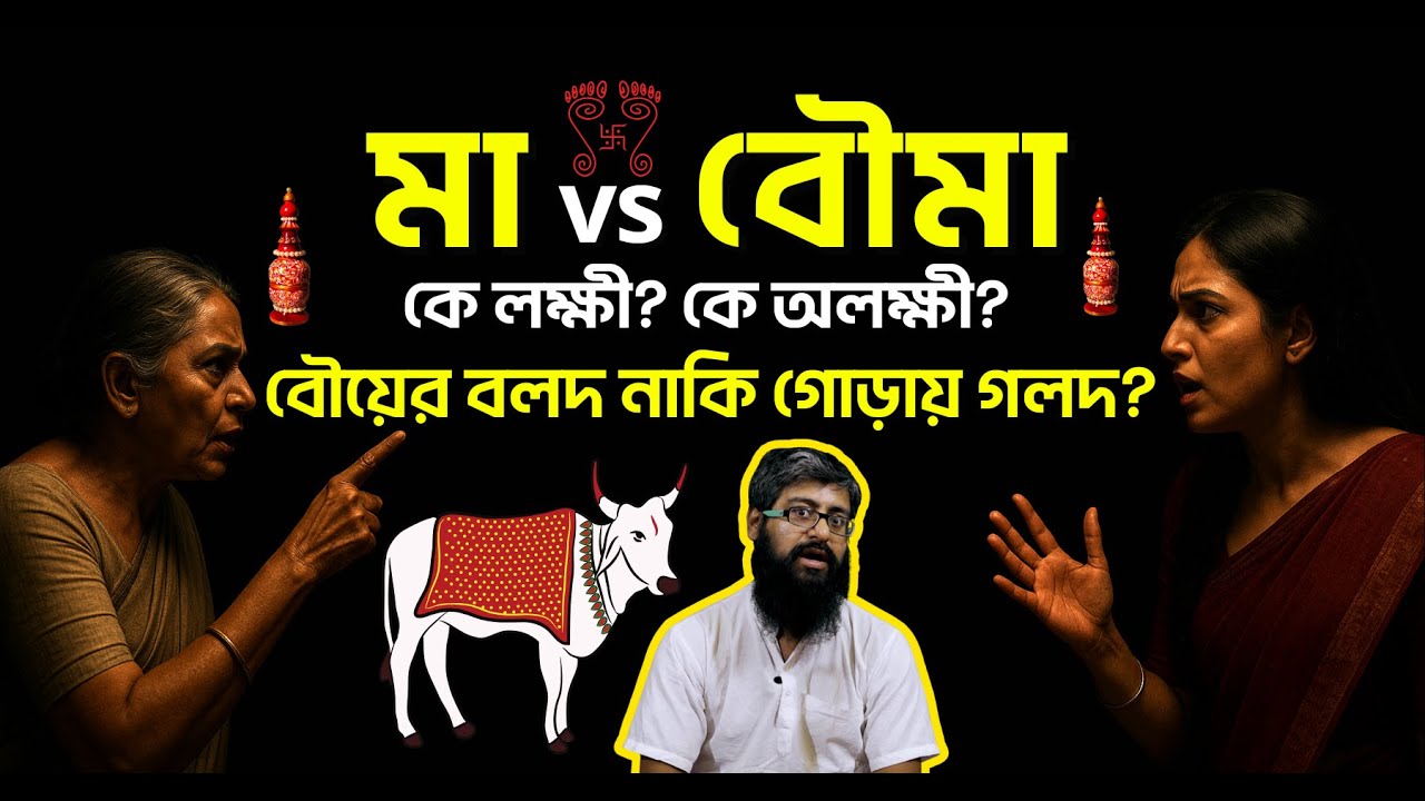 মা vs বৌমা ! কে ঘরের লক্ষ্মী? মা না বৌমা? লক্ষ্মী পূজা স্পেশাল | Dharmakatha