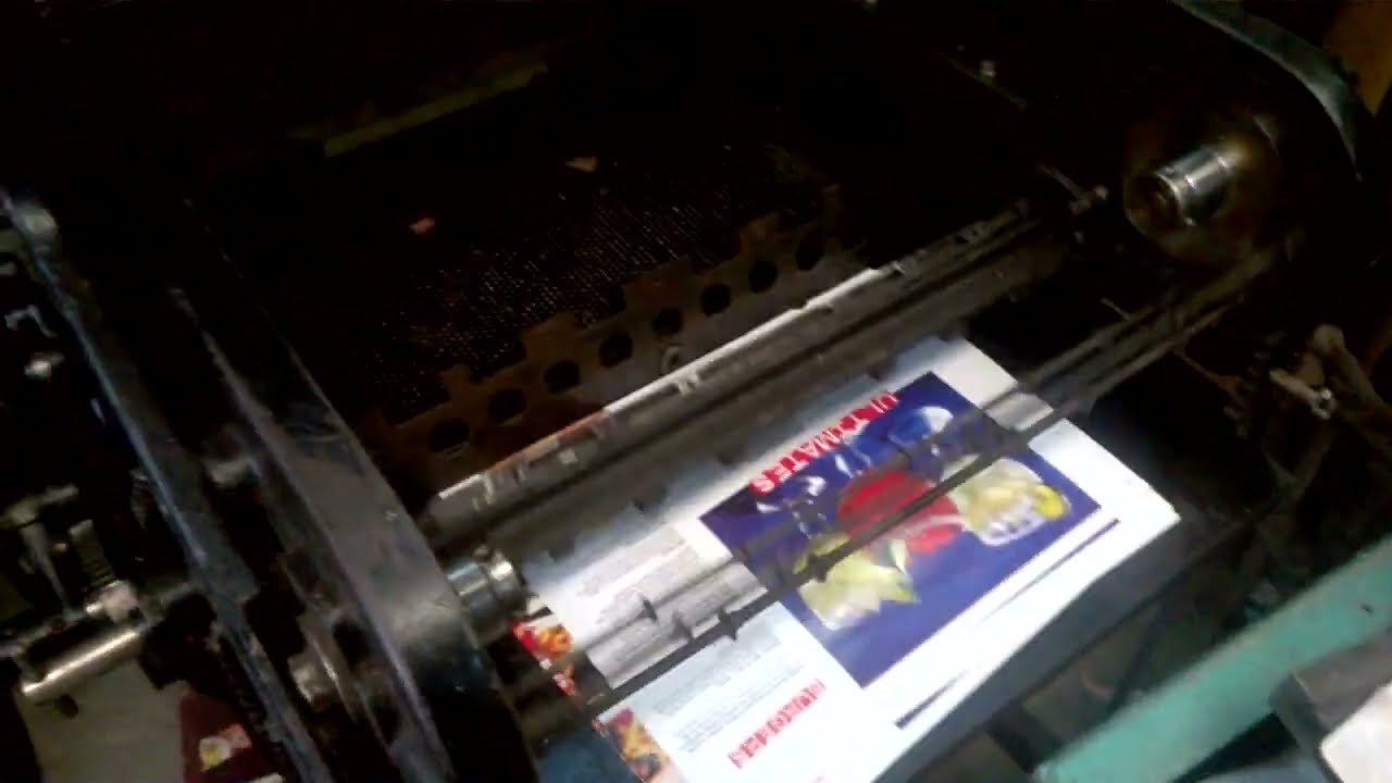 Plana tipografica y troqueladora Rotora Automatic