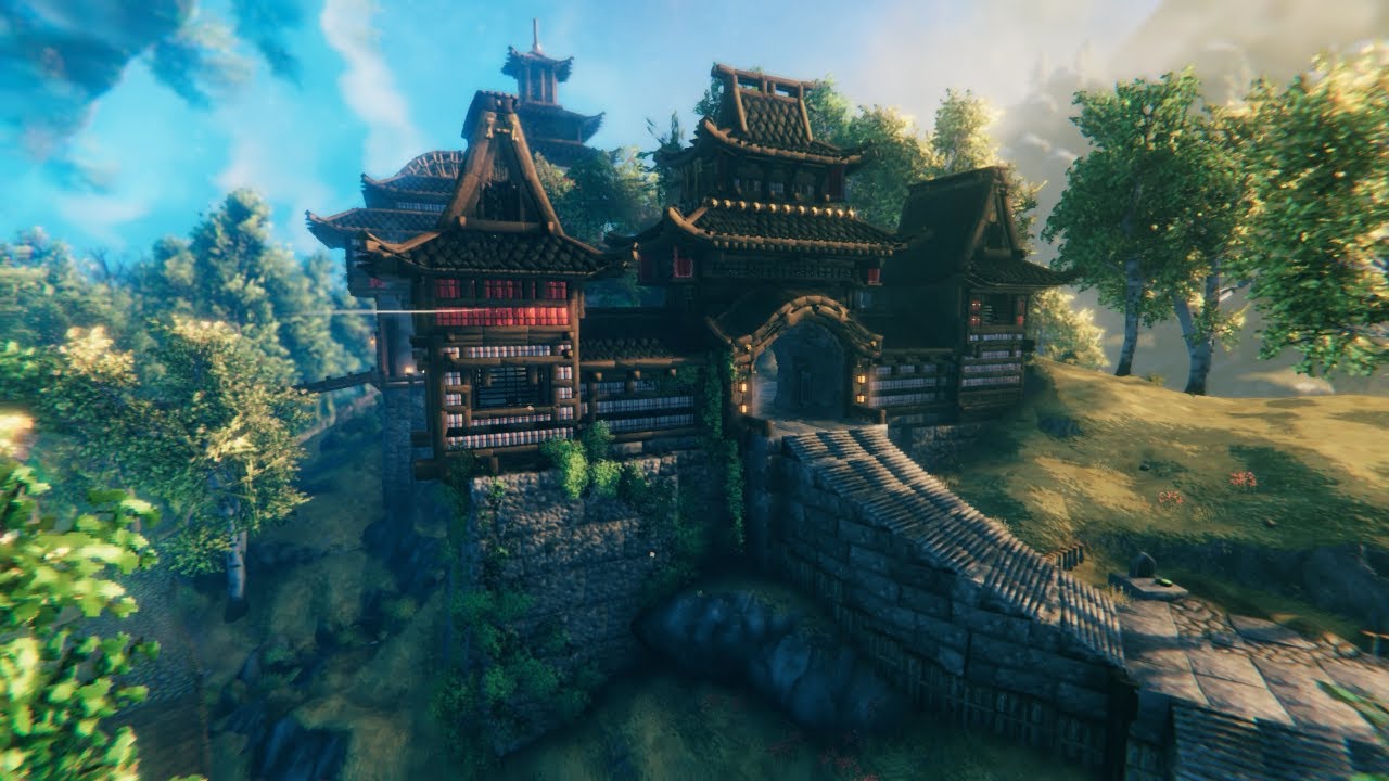 Valheim Build - ZEN Japanese inspired base