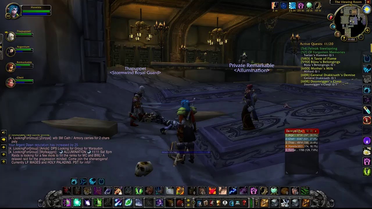 WoW classic: Feral druid Tank, Scholomance!
