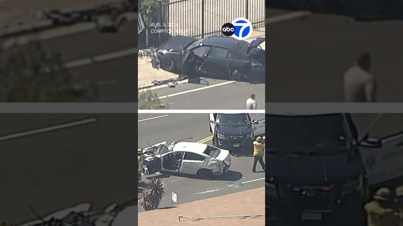 Several injured in chase-ending crash; suspects arrested after running from scene