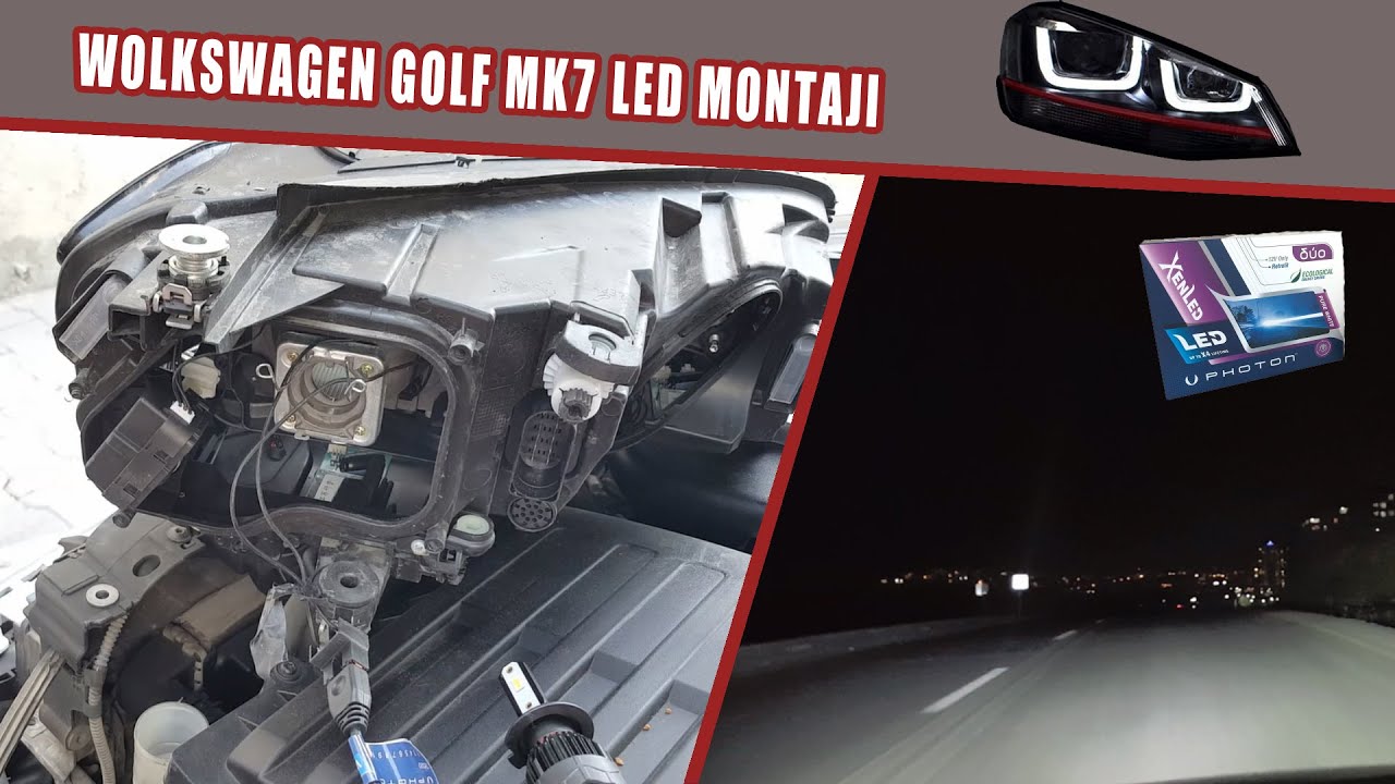 Golf Far Ampülü değişimi - Photon Mono Led