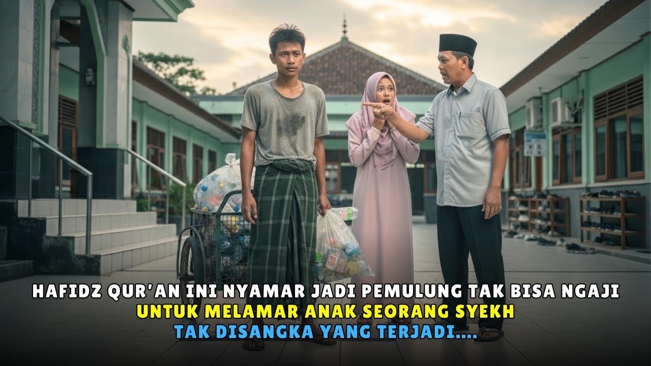 Santri Hafidz Qur'an ini Nyamar Jadi Pemulung Tak Bisa Ngaji untuk Melamar Anak seorang Syekh!