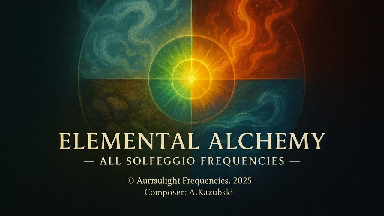 🌈 Elemental Alchemy – Transform Your Energy with All Solfeggio Frequencies | 396–963 Hz ✨🔥💧🌬