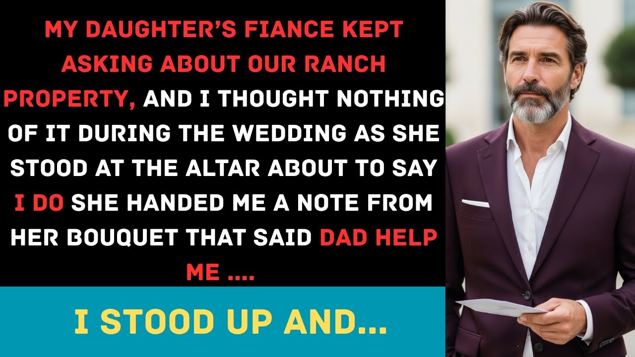 “During Her Wedding Ceremony, My Daughter Pulled a Note From Her Bouquet and Handed It to Me
