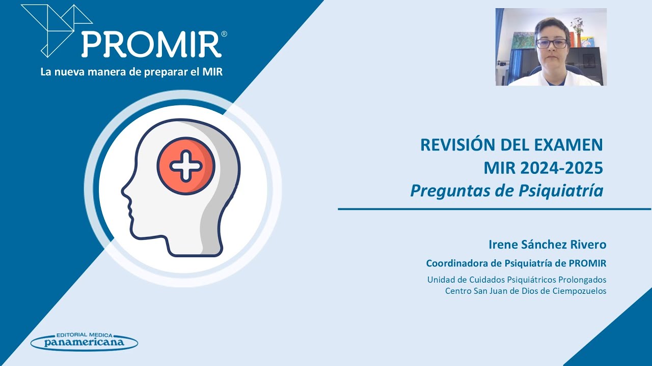 Corrección MIR 2025 | Preguntas de Psiquiatría explicadas por un especialista